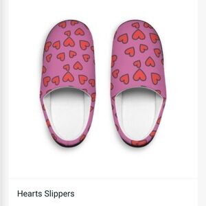 Woman’s Hearts Slippers